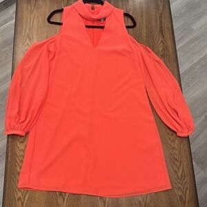 Vince Camuto coral dress. Perfect for spring! Size 10. Only worn once.